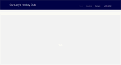 Desktop Screenshot of ourladyshockeyclub.com